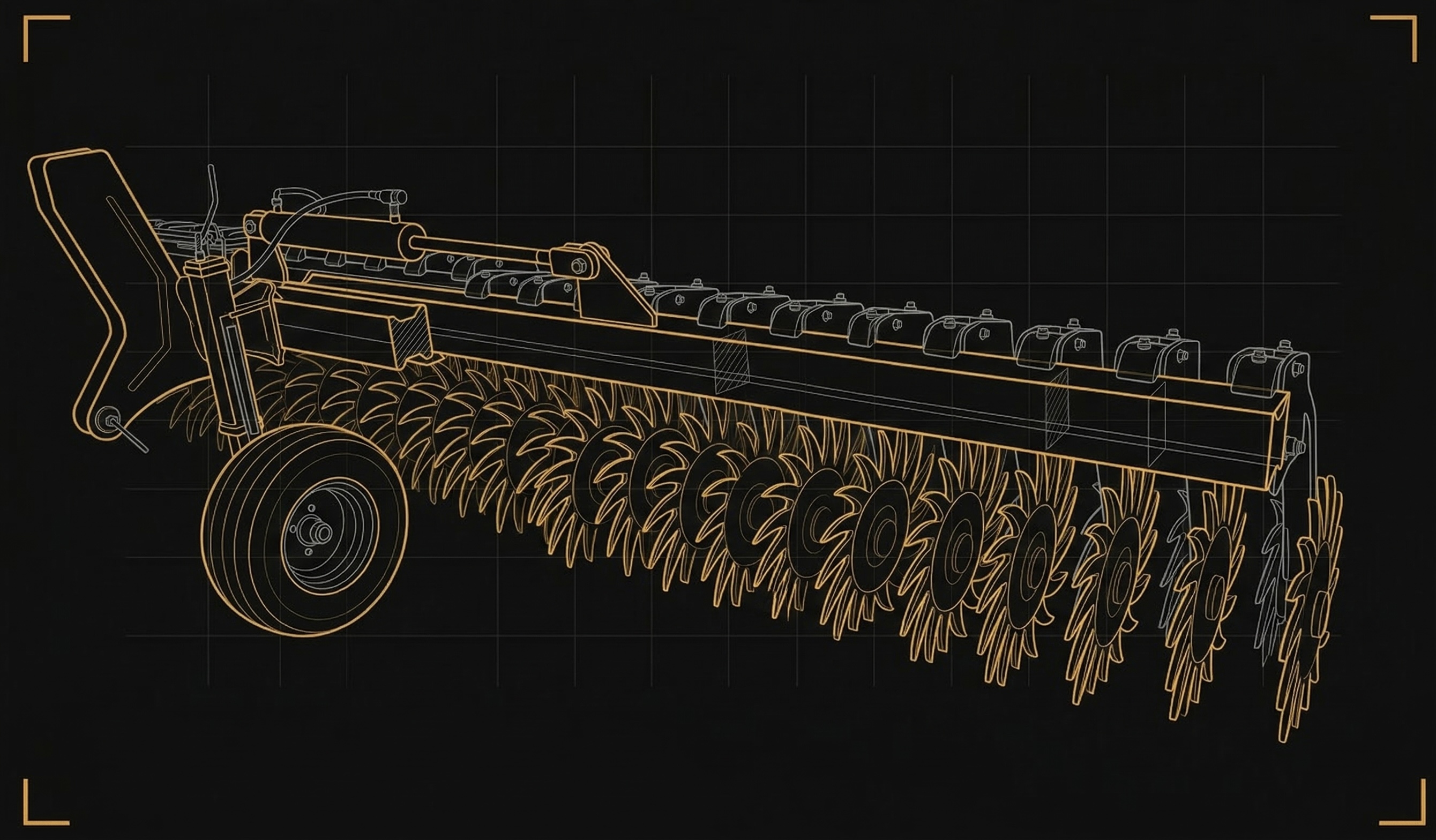 Rotationsstriegel STERN — Byrud Tech
